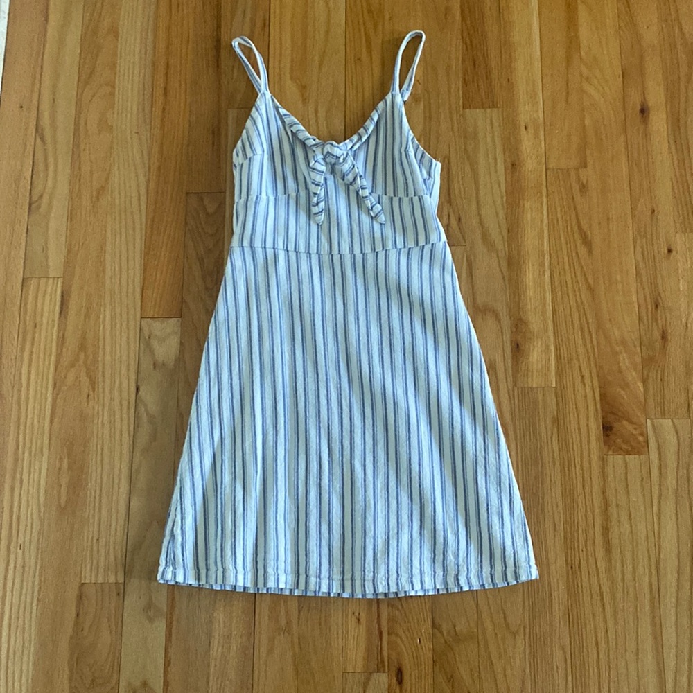 Hollister Woman’s Stripe Smocked Back Mini Dress